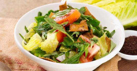Salade fattouche d'été sans gluten