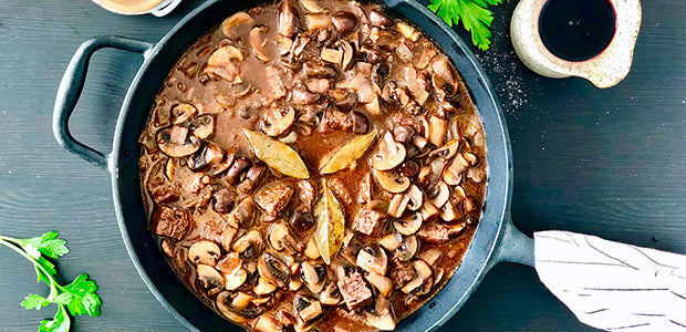 Bourguignon végane - La Boite à Grains