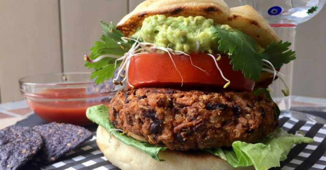 Burger Végétarien à la Mexicaine - La Boite à Grains