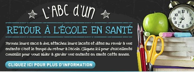 Enfants : retour à l'école en santé - La Boite à Grains