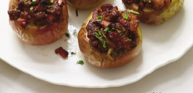 Pommes farcies au fromage brie et aux pacanes - La Boite à Grains