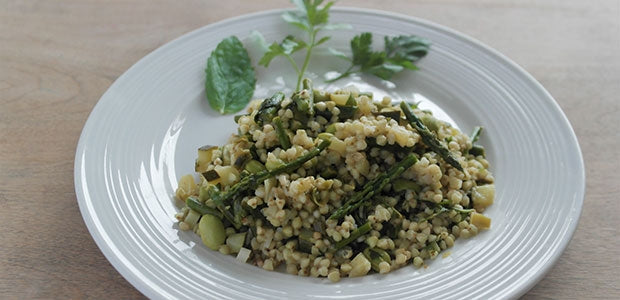 RECETTE: Sarrasin aux petits légumes verts - La Boite à Grains