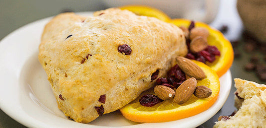 Recette: scones aux canneberges - La Boite à Grains