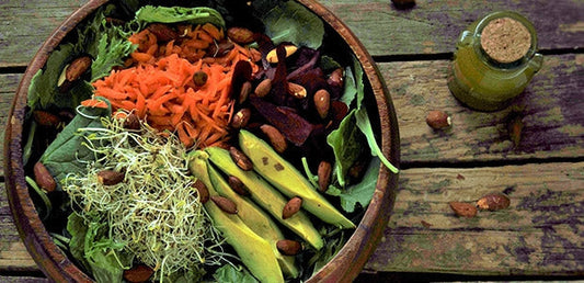 Salade-repas tamari pesto - La Boite à Grains