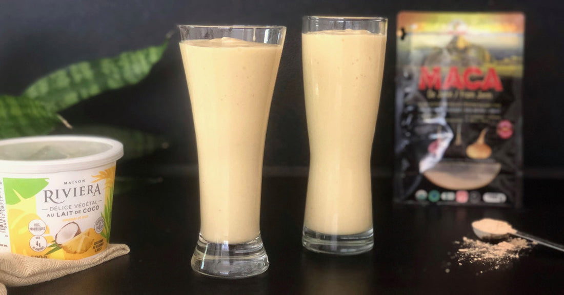 Smoothie Piña Colada à la Maca - La Boite à Grains