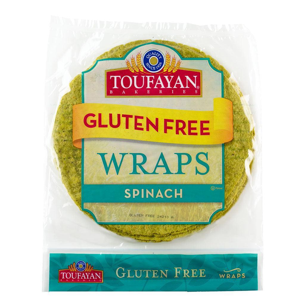 6 Gluten Free Spinach Toufayan Wraps - La Boite à Grains