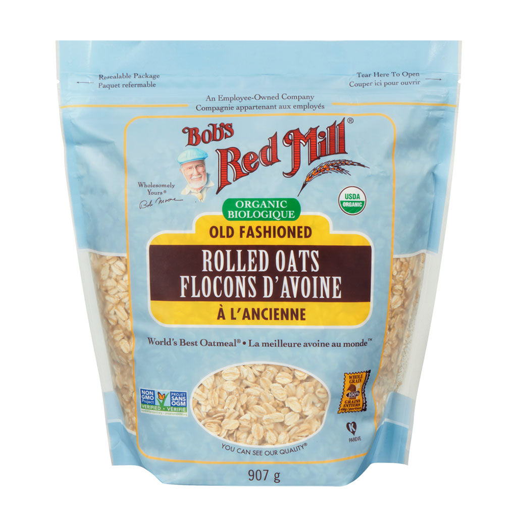 Bob's Red Mill flocons d'avoine à l'ancienne biologique 907 g - La Boite à Grains