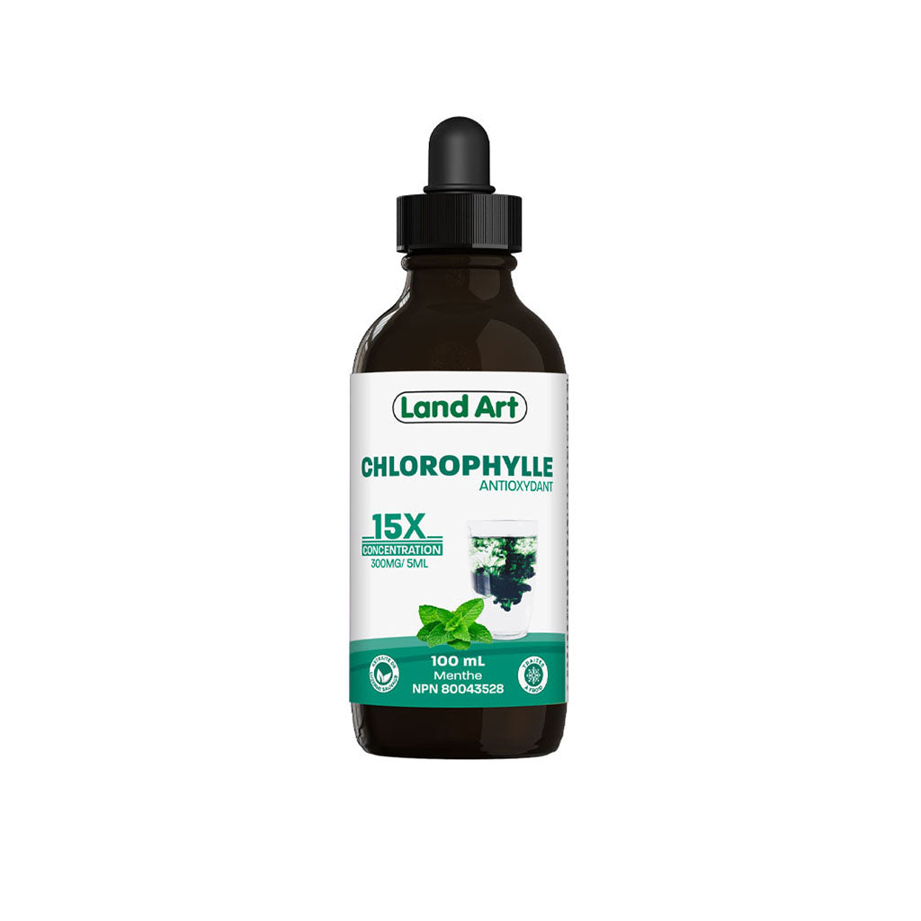 land art chlorophylle concentré 15X menthe 100 ml - La Boite à Grains