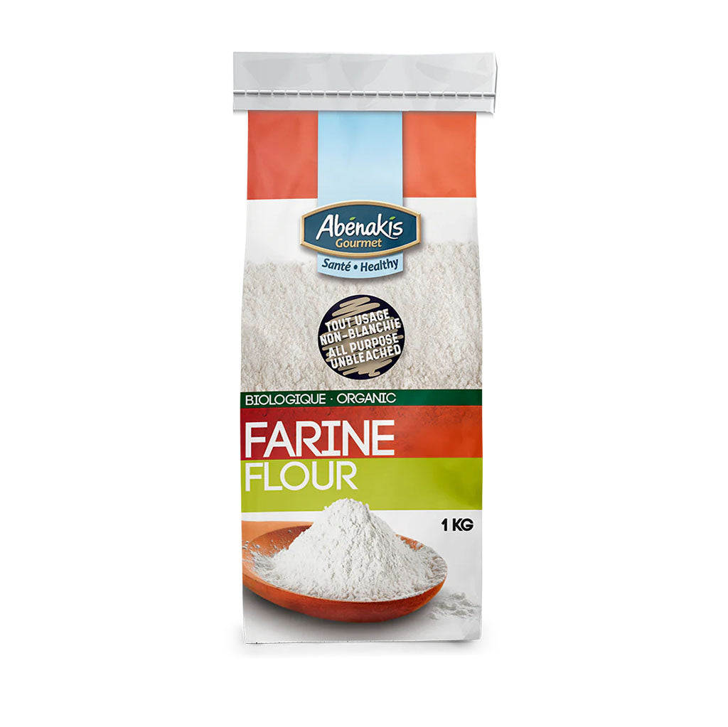 farine tout usage non blanchie biologique Moulin Abénakis - La Boite à Grains