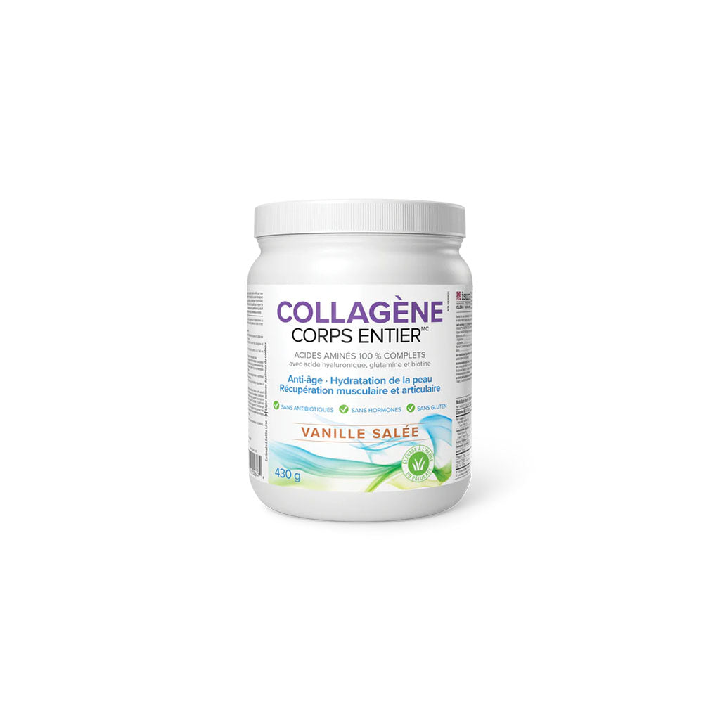 collagène corps entier vanille salée Natural Factors - La Boite à Grains