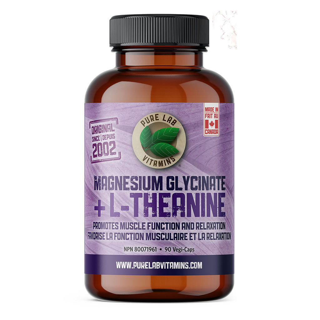magnésium + l-théanine Pure Lab Vitamins - La Boite à Grains