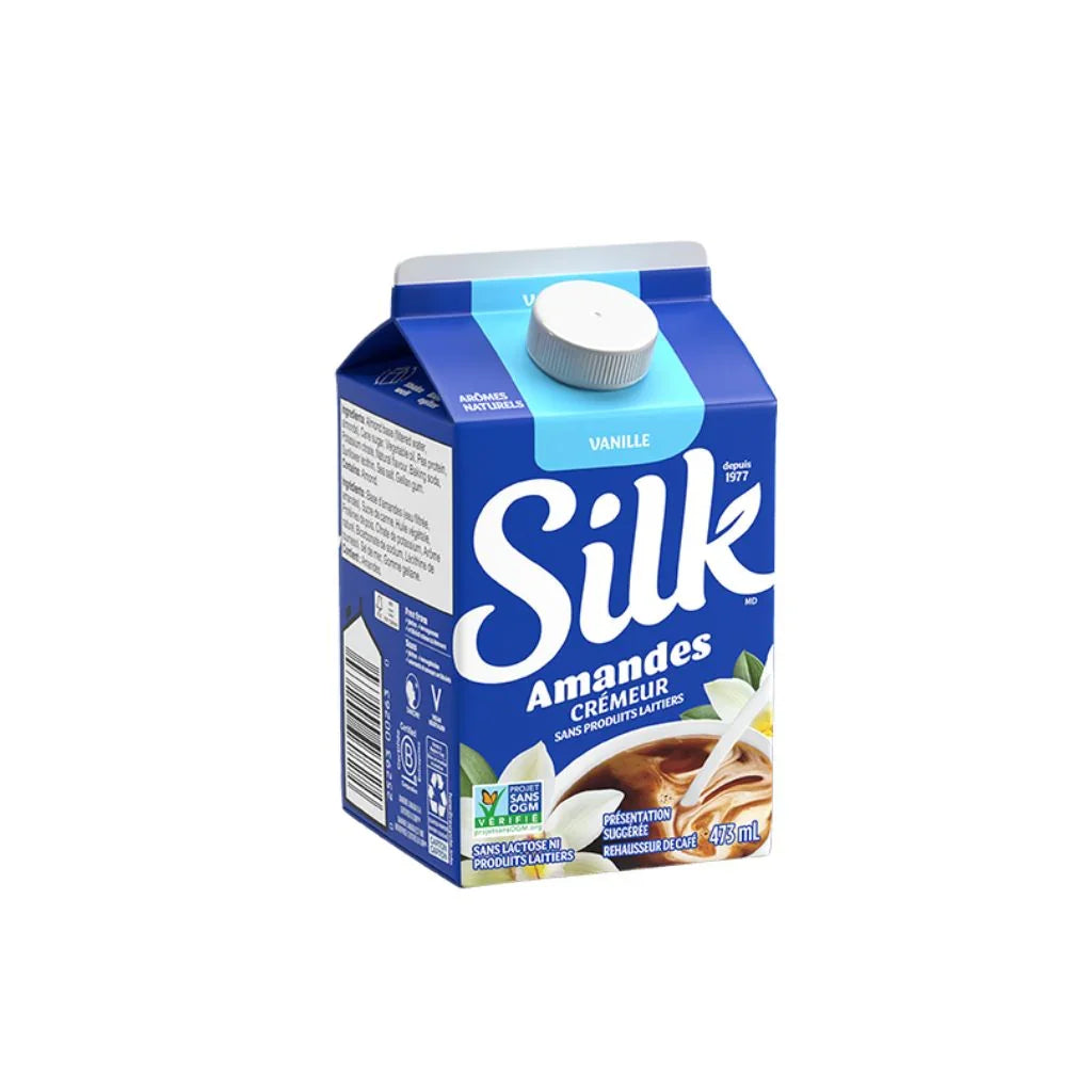 vanilla almond cream for Silk coffee - La Boite à Grains