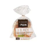 miche de pain la blanche de Charlevoix biologique À chacun son pain - La Boite à Grains