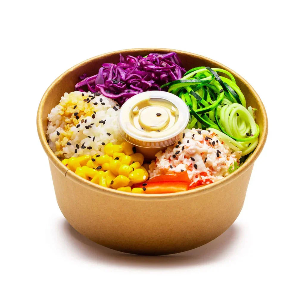 bol poké salade aux fruits de mer et riz AB Gourmet - La Boite à Grains