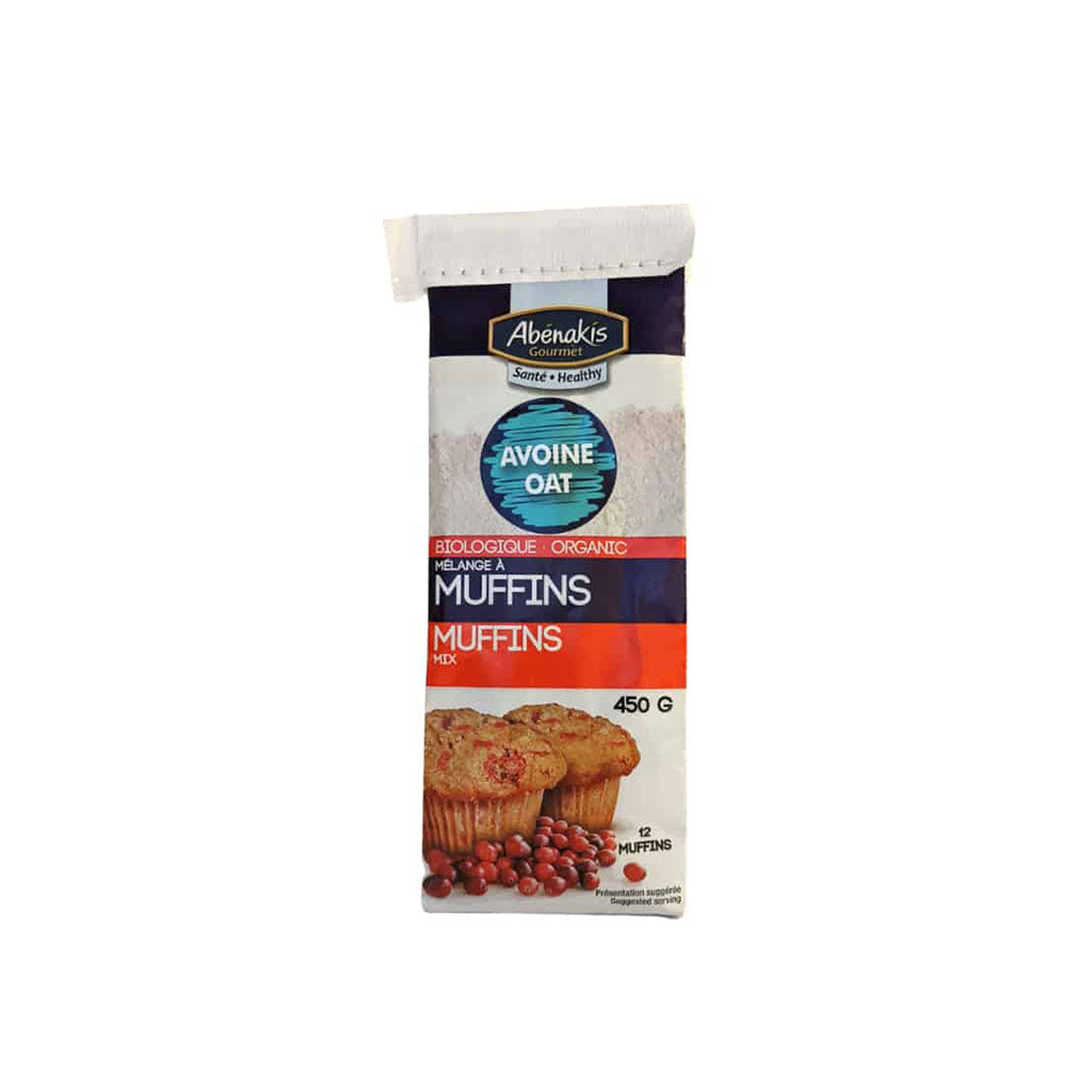 Abénakis mélange muffins avoine biologique - La Boite à Grains