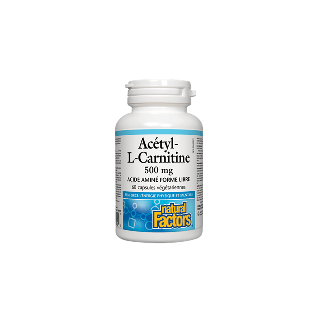 Acétyl L-Carnitine Natural Factors - La Boite à Grains