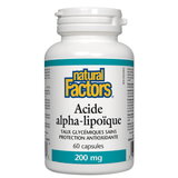 Acide Alpha-Lipoïque Natural Factors - La Boite à Grains