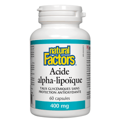 Acide Alpha-Lipoïque Natural Factors - La Boite à Grains