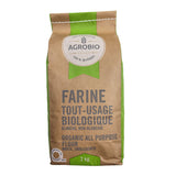 farine tout usage biologique blanche non blanchie 2 kg - La Boite à Grains