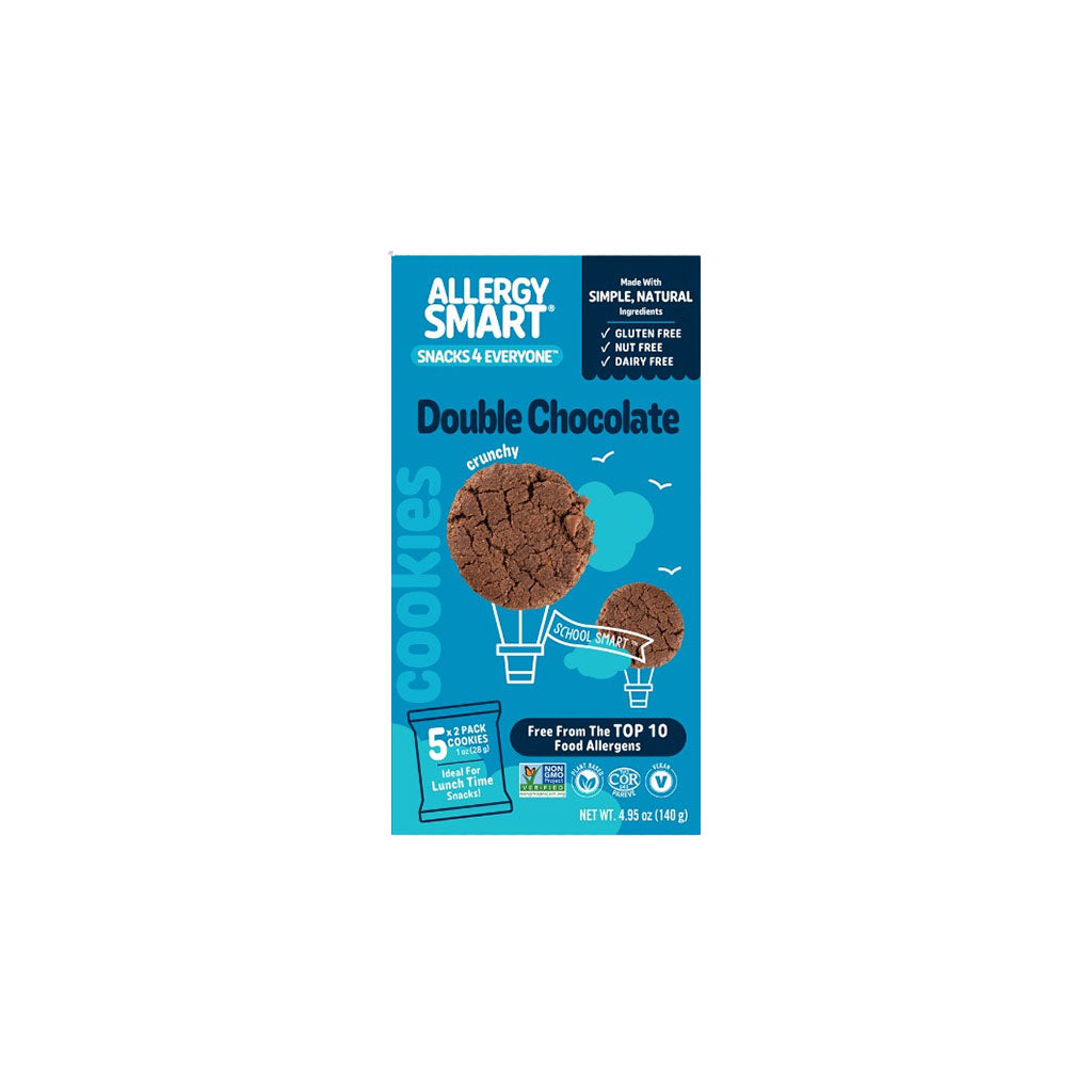 allergy smart biscuits croquants double chocolat 140 g - La Boite à Grains