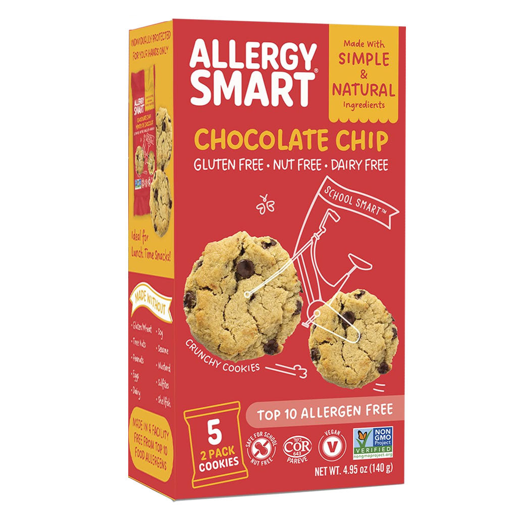 allergy smart biscuits croquants pépites de chocolat 140 g - La boite à grains