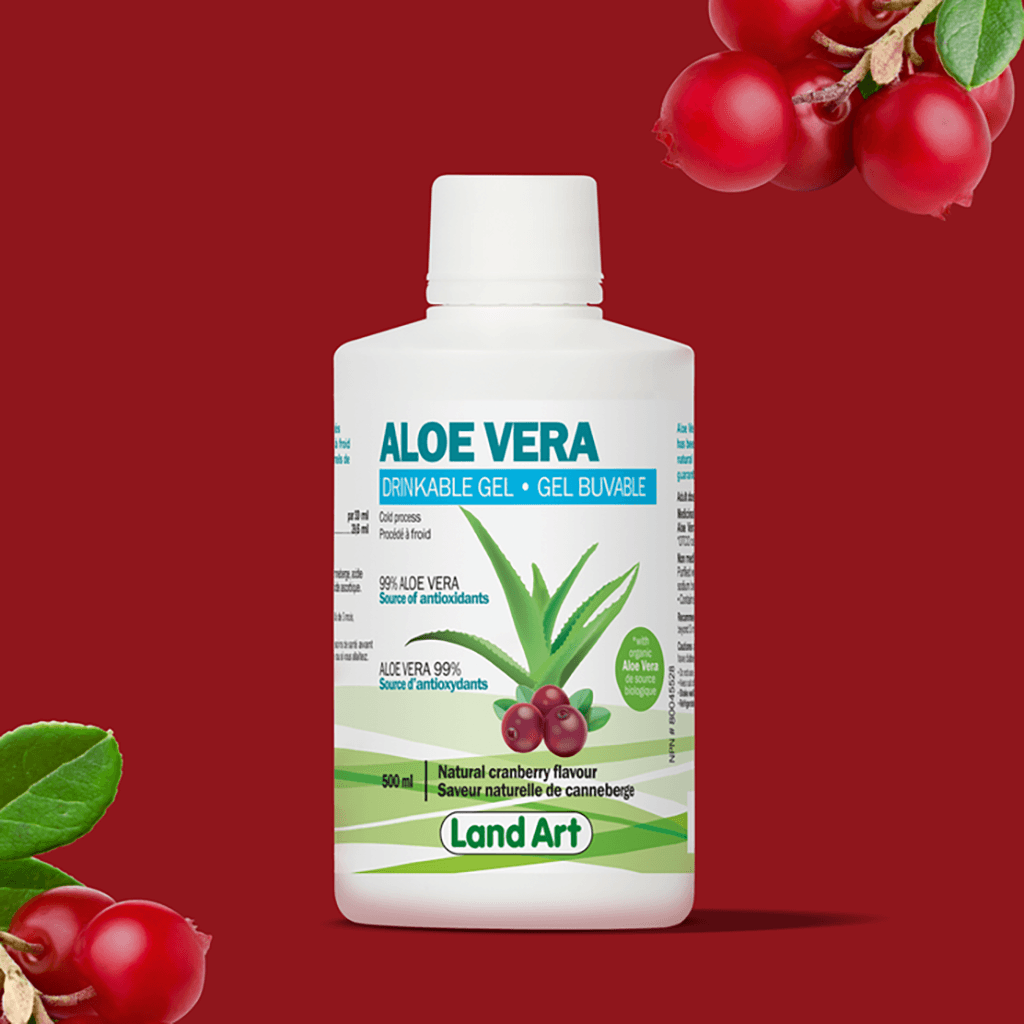 Aloe Vera Gel Buvable Canneberge Land Art - La Boite à Grains
