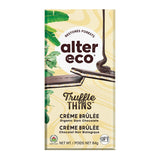 crème brûlée Truffle Thins Alter Eco - La Boite à Grains