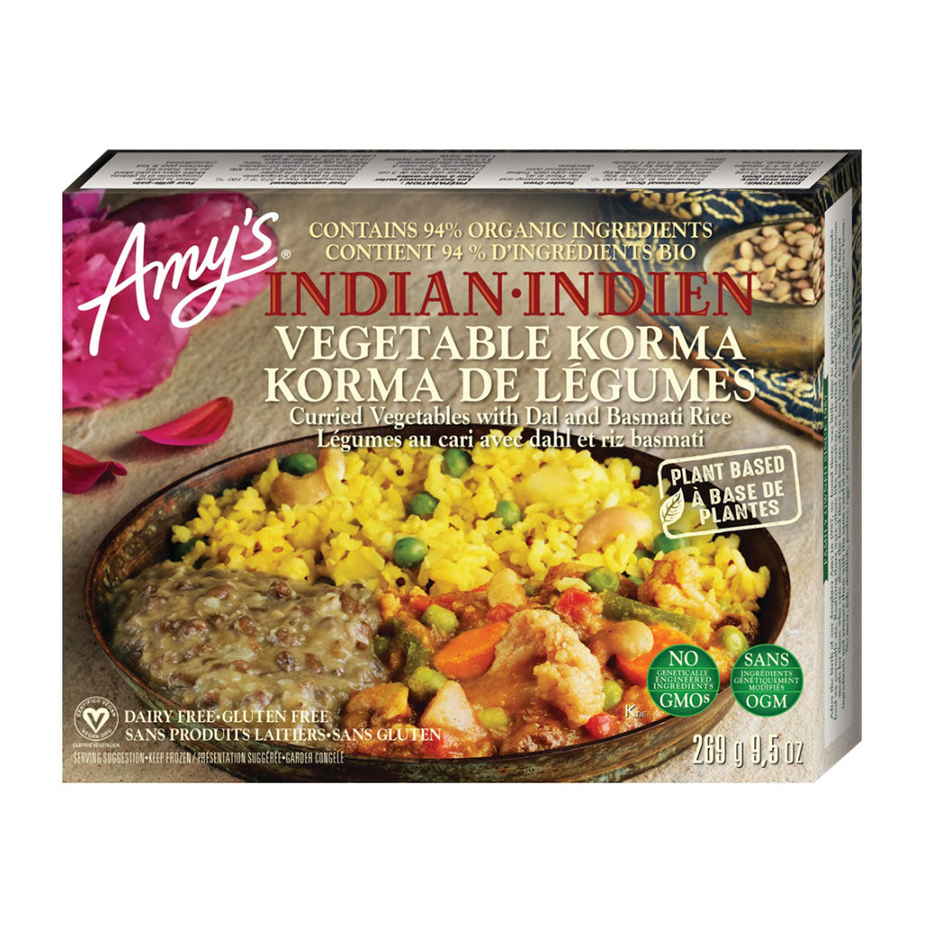 korma de légumes Amy's - La Boite à Grains