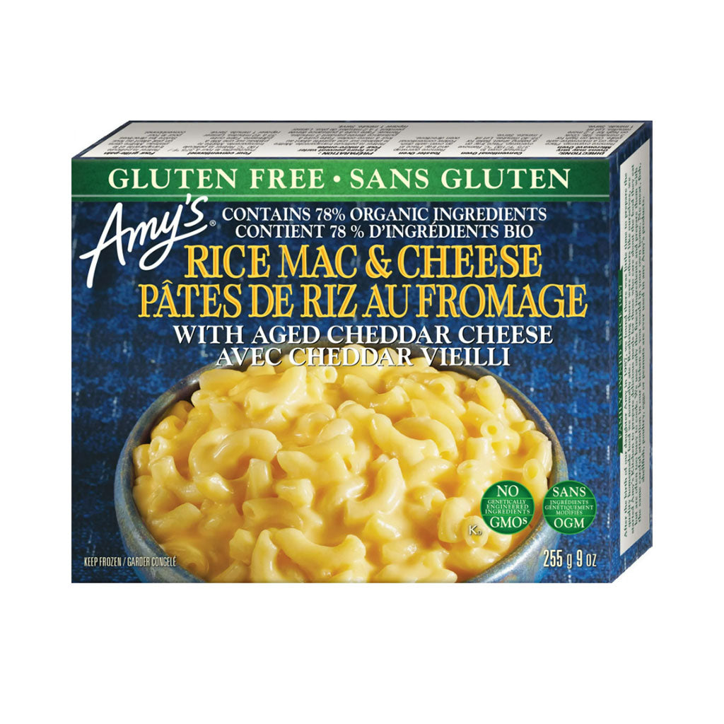 pâtes de riz au fromage avec cheddar vieilli Amy's - La Boite à Grains