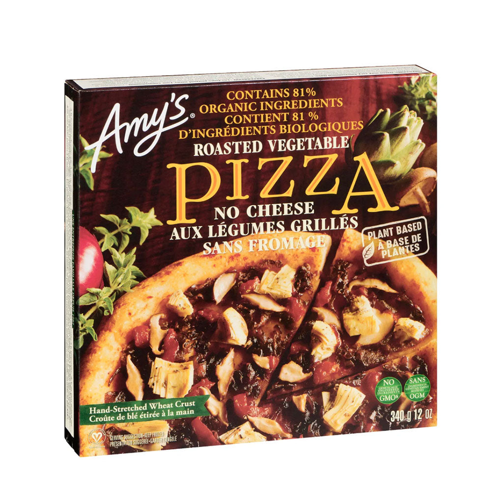 pizza auxlégumes grillés sans fromage Amy's - La Boite à Grains