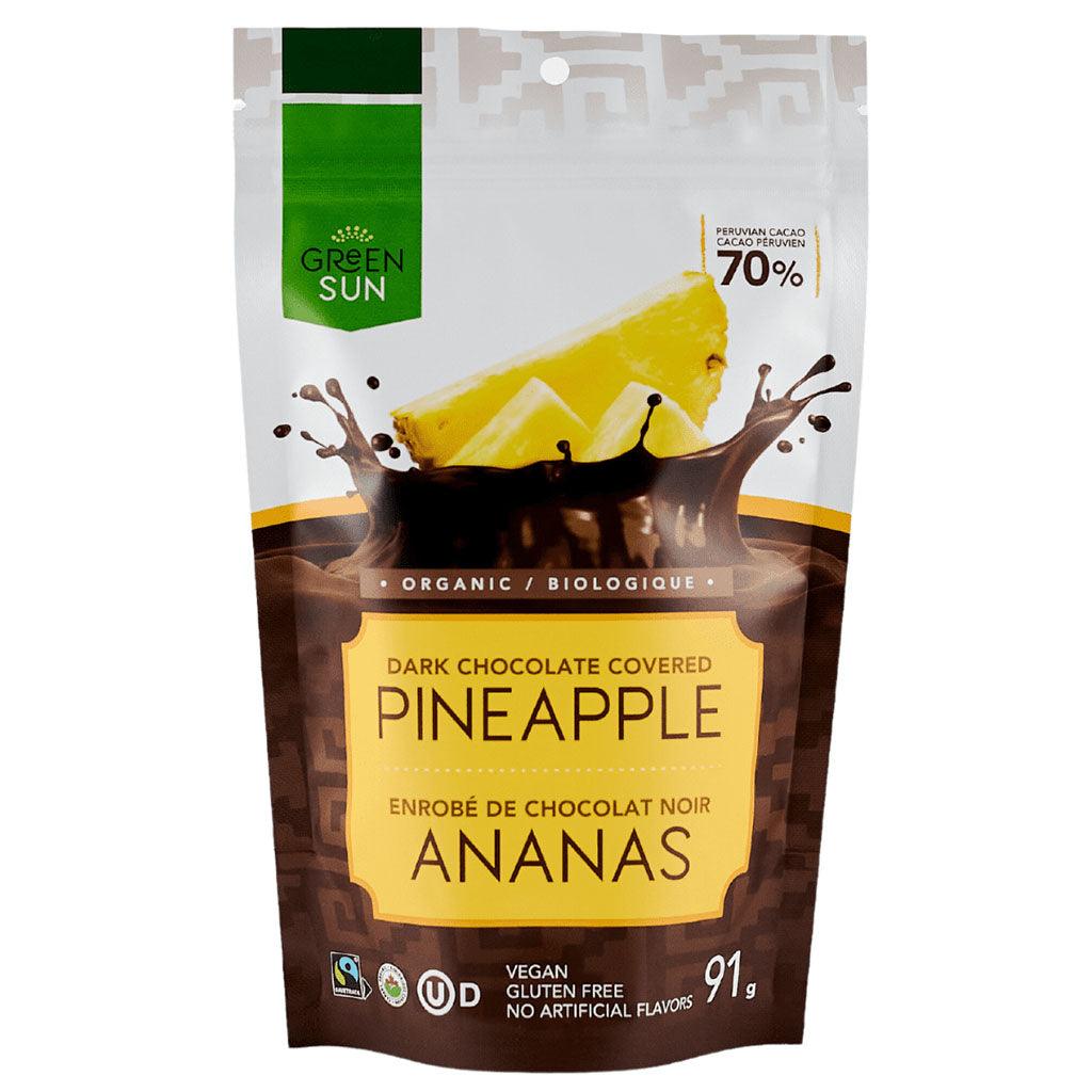 Ananas Enrobé de Chocolat Noir Biologique Green Sun - La Boite à Grains