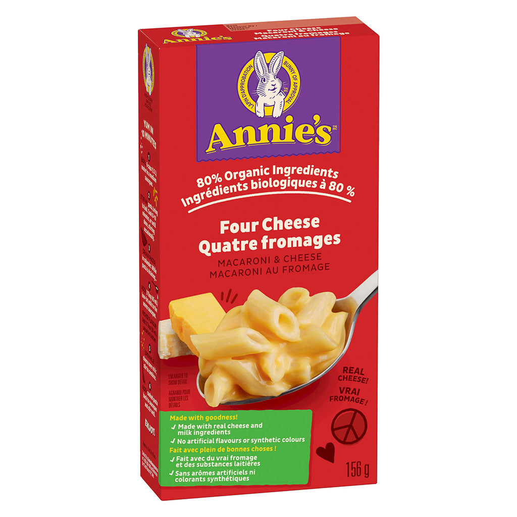 macaroni au fromage quatre fromages Annie's - La Boite à Grains