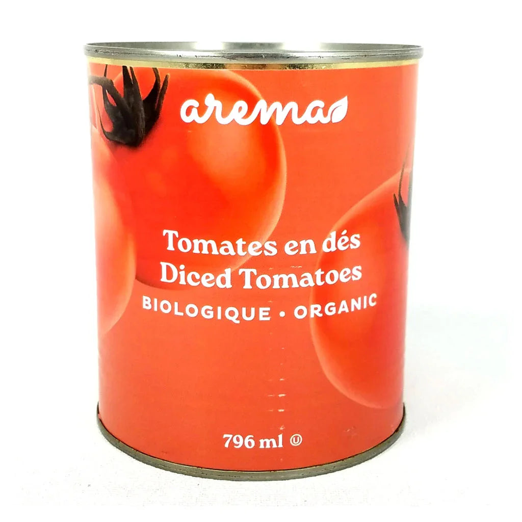 Arema organic diced tomatoes - La Boite à Grains