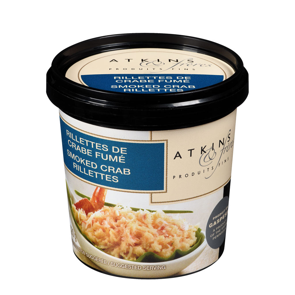 rillettes de crabe fumé Atkins & Frères - La Boite à Grains