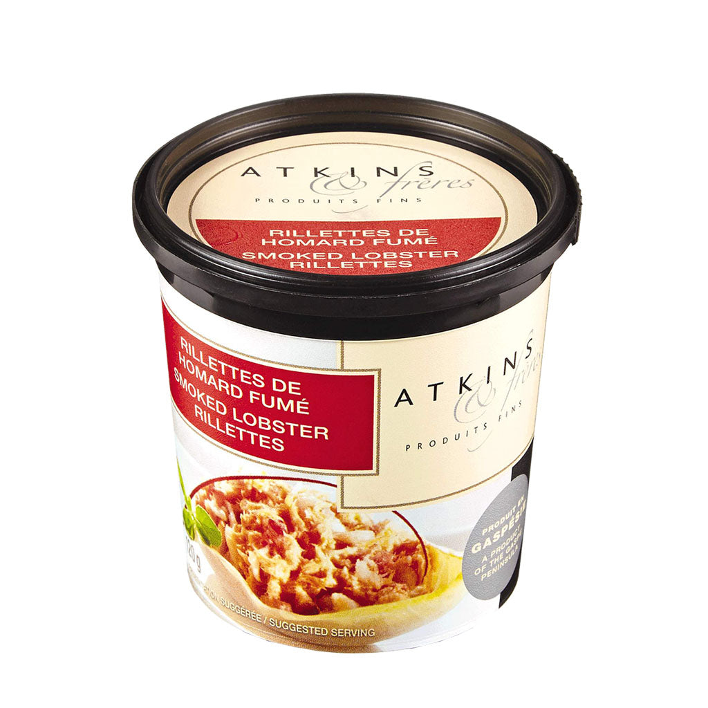rillettes de homard fumé Atkins & frères - La Boite à Grains