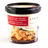 rillettes de truite et crevettes fumées Atkins & Frères - La Boite à Grains