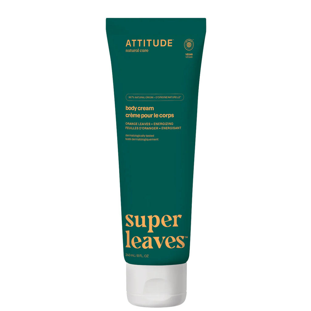 Attitude Crème pour le Corps Super Leaves Feuilles d'Oranger Énergisant 240 ml - La Boite à Grains