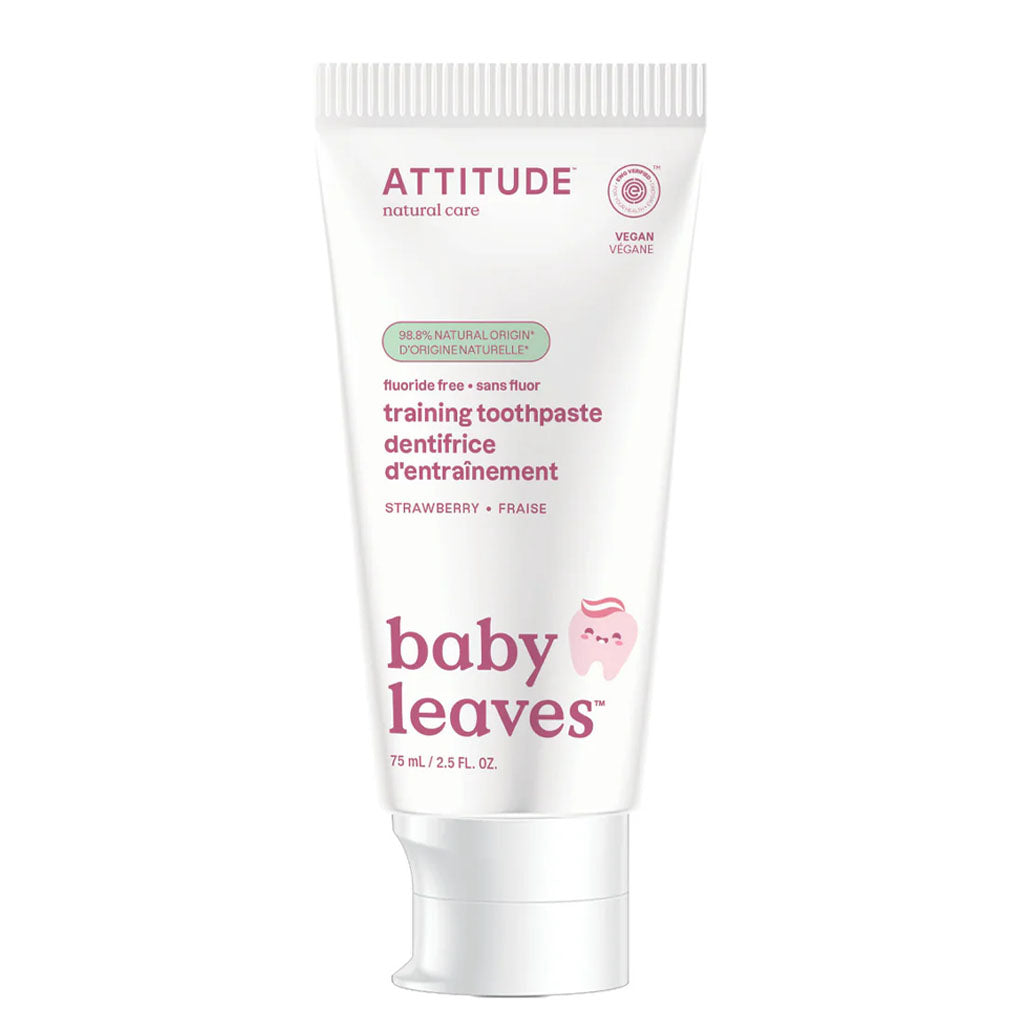 Attitude dentifrice d'entraînement fraise baby leaves 75 ml - La Boite à Grains
