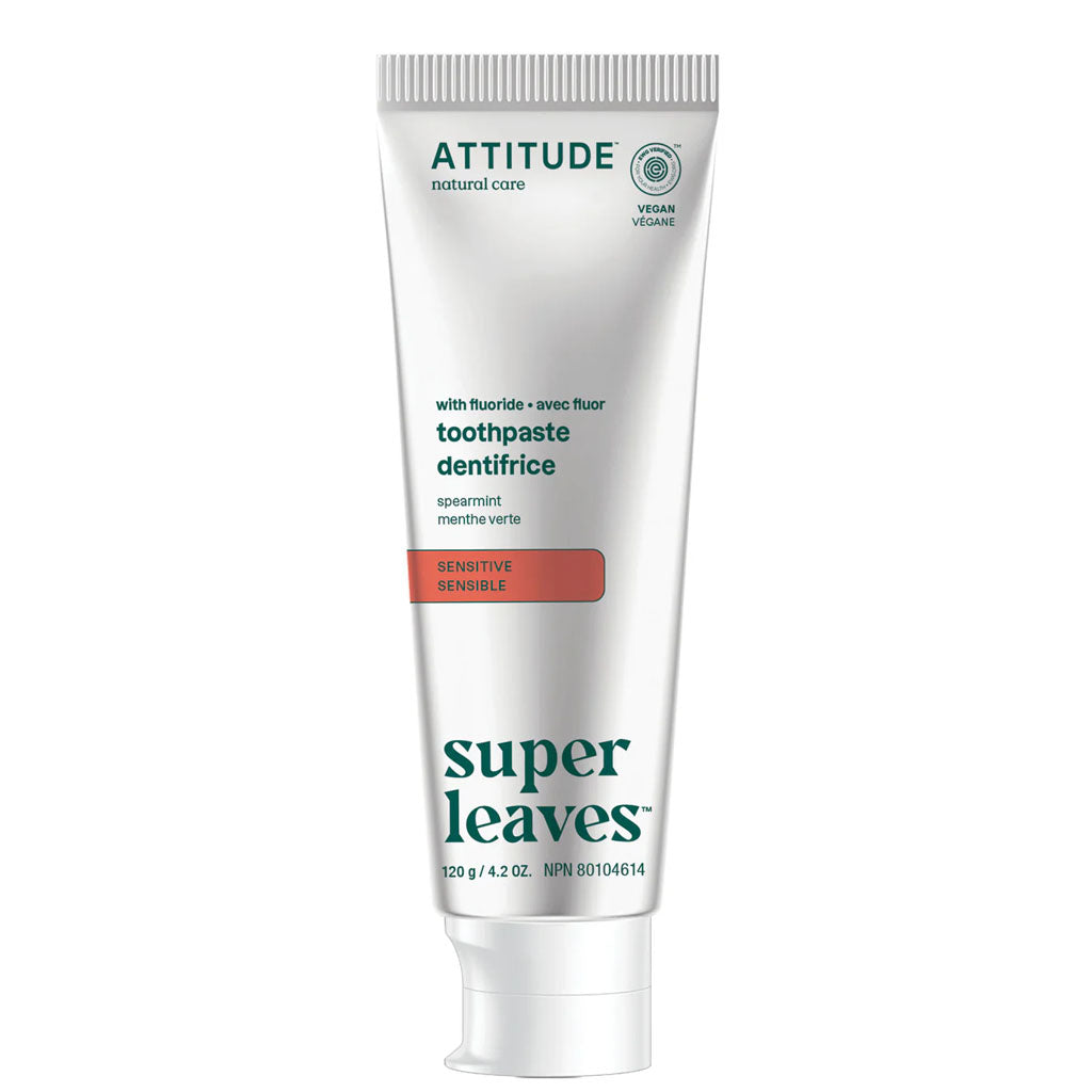 Attitude dentifrice sensible menthe verte sans fluor 120 g - La Boite à Grains