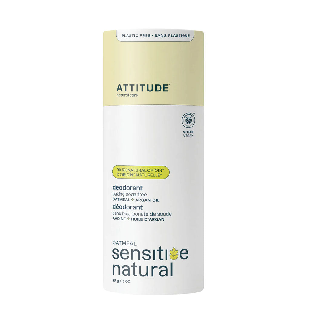 Attitude déodorant avoine et huile d'argan sans bicarbonate de soude 85 g - La Boite à Grains