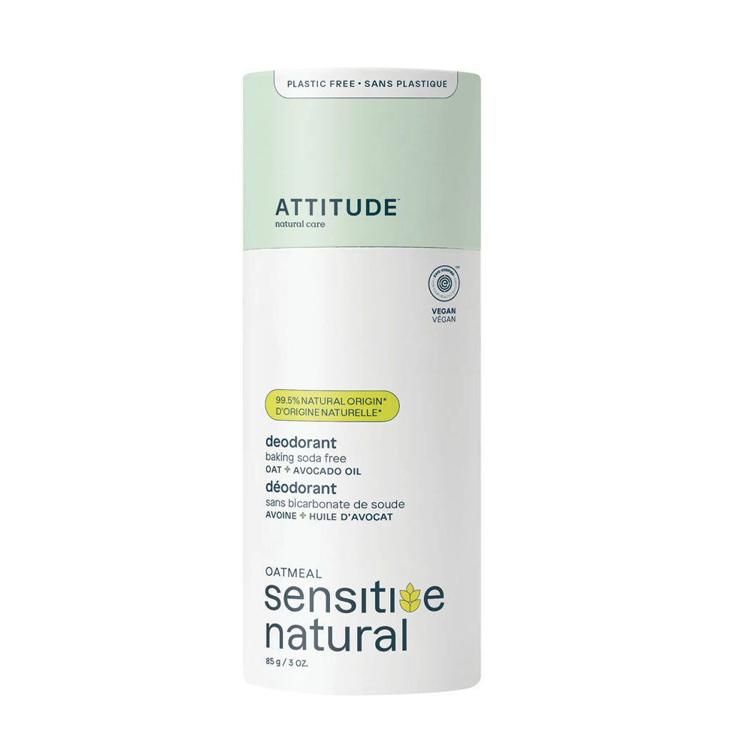 Attitude déodorant avoine et huile d'avocat sans bicarbonate de soude 85 g - La Boite à Grains