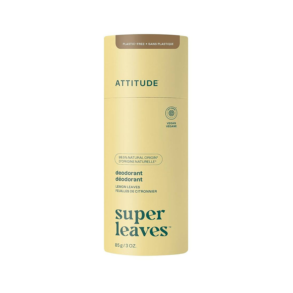 déodorant attitude Super Leaves feuilles de citronnier - La Boite à Grains