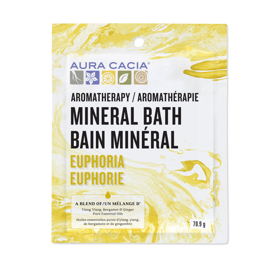 aura cacia bain minéral euphorie 70.9 g