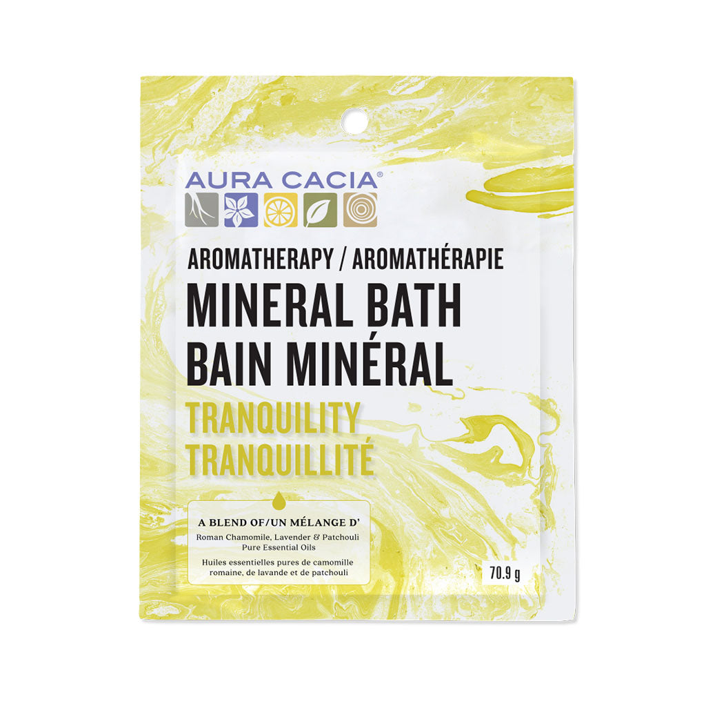 aura cacia bain minéral tranquillité 70.9 g