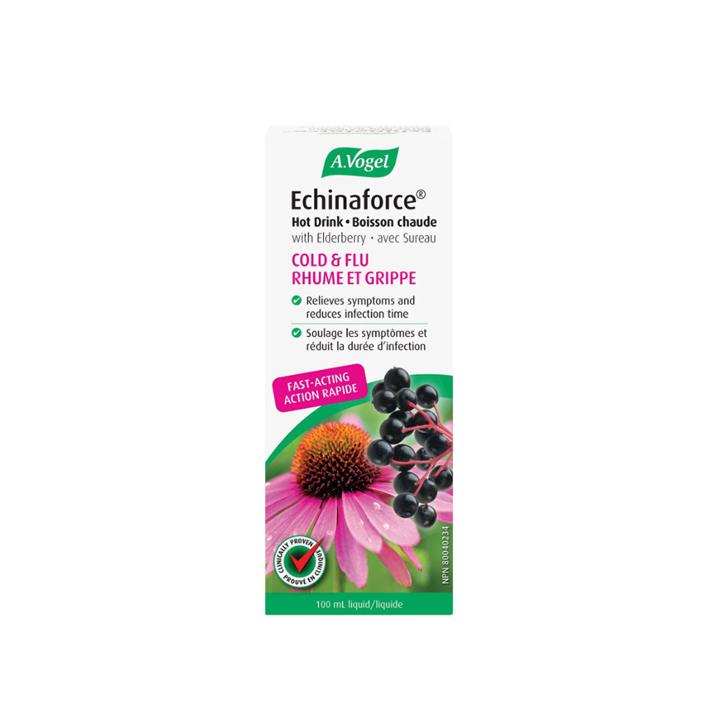a. vogel echinaforce boisson chaude rhume et grippe action rapide 100 ml