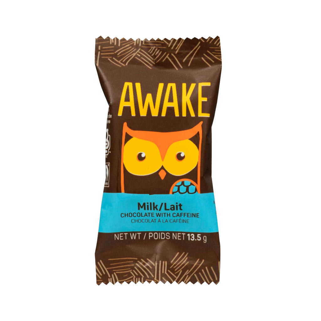 chocolat au lait à la caféine Awake - La Boite à Grains