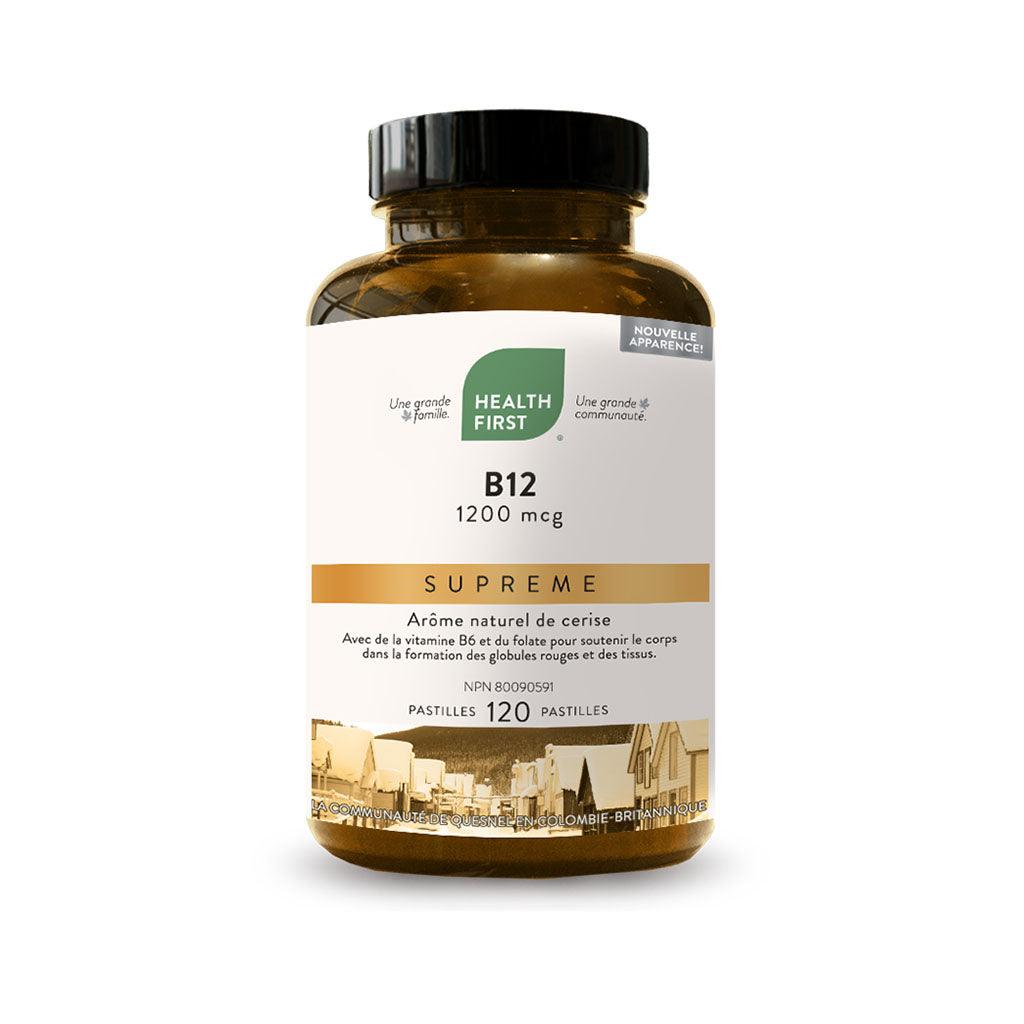 B12 Suprême Arôme Naturel de Cerise Health First - La Boite à Grains