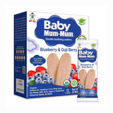 galettes de dentition douces bleuet et goji biologiques Baby Mum-Mum - La Boite à Grains