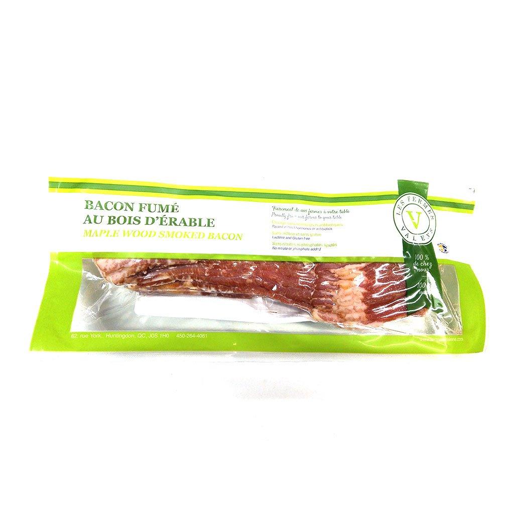 Bacon Fumé au Bois d'Érable Les Fermes Valens - La Boite à Grains
