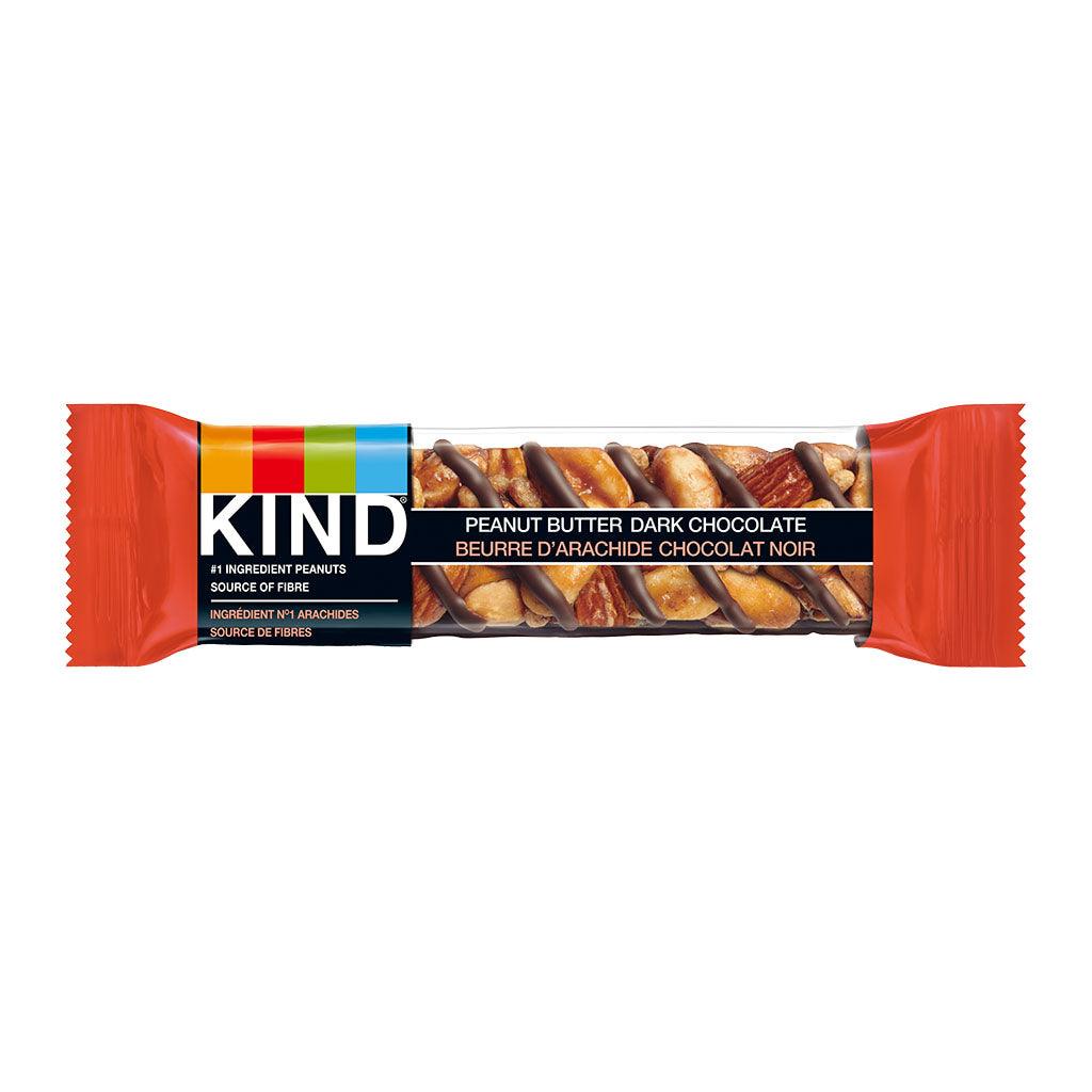 Barre Beurre d'Arachide & Chocolat Noir Kind - La Boite à Grains